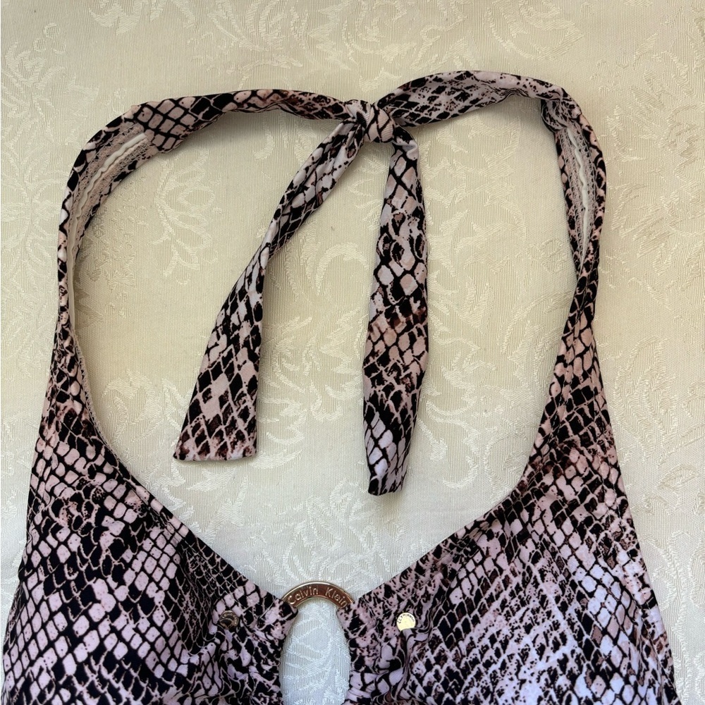 ❤️2/$15 or 3/$21❤️ NWT Calvin Klein Tankini Top, Size Small - Picture 4 of 9